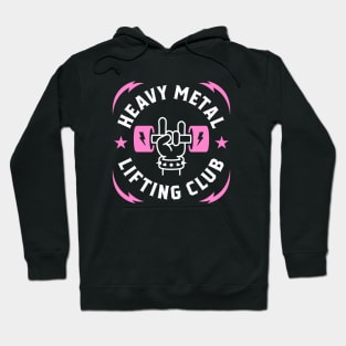 Heavy Metal Lifting Club (Pink) Hoodie